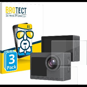 Screenprotector 3 Stuks voor Akaso Brave 4 Pro Beschermglas transparant