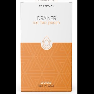 Protiplan - Drainer Ice Tea Peach - 15 sticks - 105 g totaal - Supplement