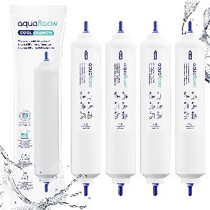 Aquafloow 4X Koelkast waterfilters compatibel met Samsung LG AEG Haier Whirpool DA29-10105J, HAFEX/EXP, DA99-02131B