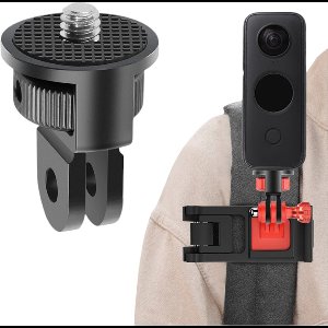 1/4 Aluminium Adapter - 1/4 Mount -4 Insta360 One X4 - 360 Draaibare 1/4 Inch - Schroef - Mini Statief- Adapter Mount Cnc - Voor Gopro Hero 13 12 11 10 - dij- Alu Mount 1/4 -Voor Insta360 One X4 X3 X2 X R GO Ace