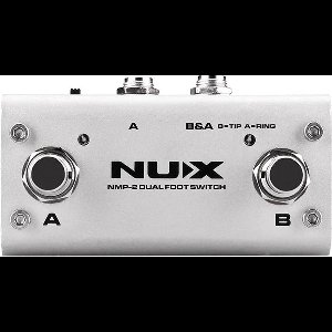NUX NMP-2 universal dual footswitch, with latch and momentary mode switch