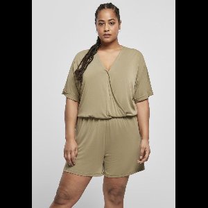 Urban Classics - Short Modal Playsuit - M - Groen
