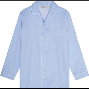 Superzachte Bio Katoenen Heren Pyjama - Twill Weving - Model Bern van Ambassador 1867 Lichtblauw - M