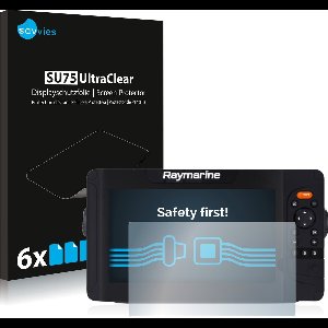 Savvies - Screenprotector voor Raymarine Element 9 HV - Folie Beschermfolie transparant 6 Stuks