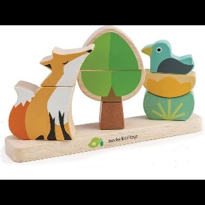Tender Leaf Toys Magneetpuzzel Vos Hout Junior 23 Cm 9-delig