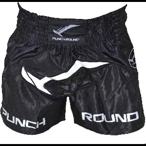 PunchR Kickboks Broekjes NoFear Zwart Wit - XL