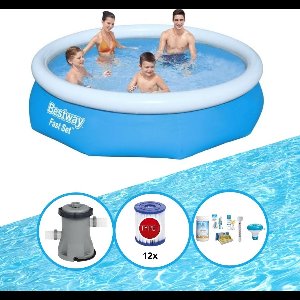 Bestway Zwembad Fast Set - Zwembad Bundel - 305x76 cm