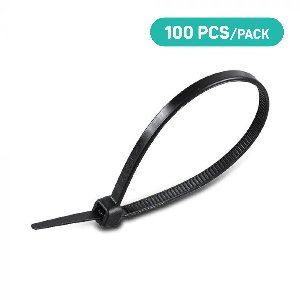 V-TAC Nylon Kabelbinder - 4,5 x 150mm - Zwart - 100 stuks/verpakking