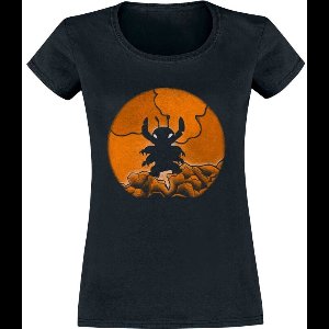 Lilo & Stitch Spooky 626 Dames T-shirt - zwart - XL