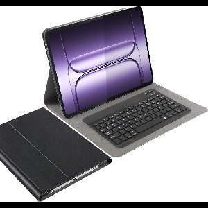 Cazy Tablet Hoes met Toetsenbord geschikt voor OnePlus Pad 3 - QWERTZ Bluetooth Keyboard Case - Zwart