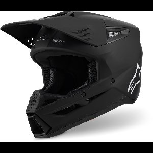 Alpinestars S-M3 Mat Zwart Crosshelm - Maat S - Helm
