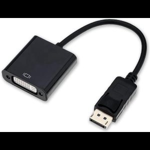 Techvavo® Displayport naar DVI-I adapter – DP to DVI – DP naar DVI Adapter - Converter Full HD 1080P - Zwart