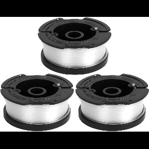 EXCITAT Spoelklos - Spoel - Trimdraad - Spoelen - Vervangende spoelen - Maaidraad - Spoeldraad - Draadspoel - Grastrimmer kantenmaaier - Trimmerdraad - Met draad - Geschikt voor Black & Decker - 3 stuks