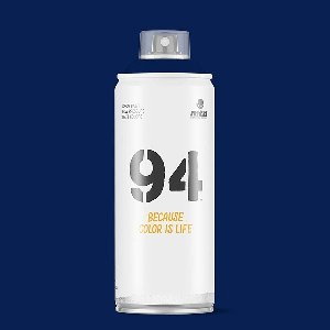 MTN94 Twister Blue spuitbus - 400ml lage druk en matte afwerking spuitverf - Graffiti verf voor vele doeleinden zoals voor diy, klussen, graffiti, hobby en kunst