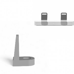 YUOM. Muurbeugel Sonos Beam - Wallmount SONOS Beam - Wandbevestiging - Zwart - eenvoudige montage