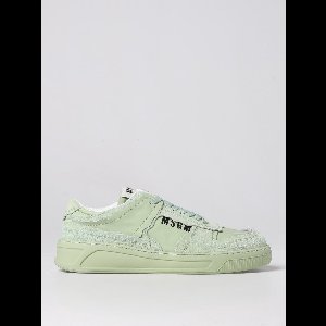 MSGM 2641MDM102 Distressed Sneakers - Green