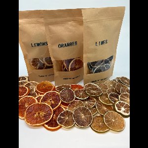 Toussaint Botanicals Premium Citrus Mix Mini - 3x30g Gedroogde Fruit Schijfjes - Sinaasappel, Citroen & Limoen - 100% Natuurlijk - Perfect Proefpakket - Cocktail Garnering - Gratis Verzending!