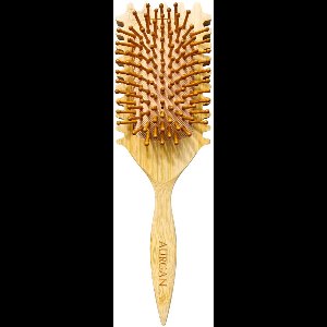Aurgan Curl Brush - Bamboo Detangling Krullenborstel - anti klit haarborstel - Volume Curl Brush - krullenkam - Curl define brush - bamboe haarborstel
