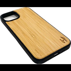 Hoentjen Creatie, houten TPU case - iPhone 13 Bamboe
