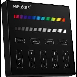Mi-Light(MiBoxer) B3-B - Wandbediening RGB - RGBW - 4 Groepen