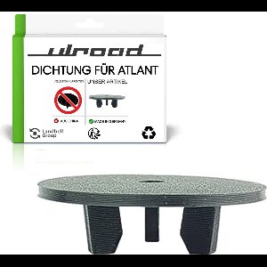 ULROAD 2 stuks Afdichting geschikt voor Ikea Atlant Domsjö Spoelbak - gootsteen reserveonderdeel - accessoire zeefmand