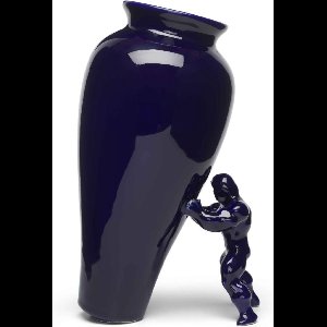 Jasmin Djerzic Vaas My Superhero Blue | Small  | Ø9 x H7,5 cm