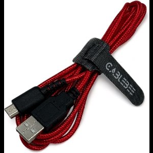 Cablebee USB oplader / laadkabel geschikt voor Nintendo DS Lite - Lengte 1.5 meter - Rood