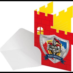 FOLAT BV - Set 8 ridder uitnodigingen - Decoratie > Kaarten
