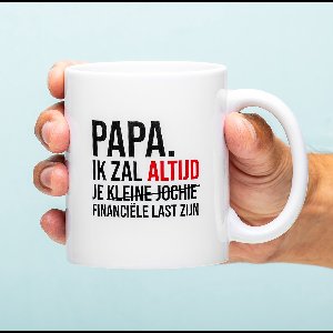 Mok Financiële Last Vaderdag - Kleine Jochie van Ditverzinjeniet.nl