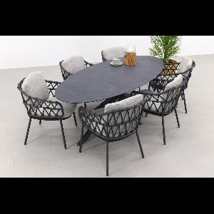 4SO Calpi/Privada 240x107 - Ovale tuinset - 7-delig OP=OP