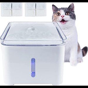 Elektrische Drinkbak - Drinkfontijn - Drinkbak - USB - Automatisch Filter - Led Verlichting - Stille Fontijn