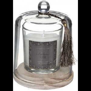 Atmosphera Candle - Geurkaars - Geur Amber - Zachte en zoete geur - Met glazenhouder