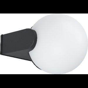 EGLO Rubio Wandlamp Buiten - E27 - 17 cm - Zwart/Wit