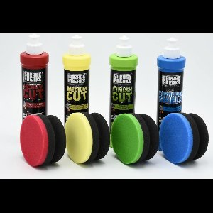Polijst pakket Garage Freaks by Menzerna 4 stappen met 4 hand polijst pads