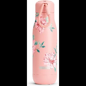 Thermosfles RVS, 500 ml, Roze Bloem Design - Zoku | Hydration