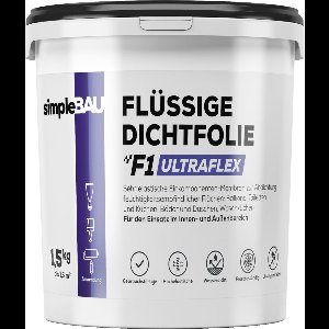 SimpleBau Vloeibare Afdichtingfilm Ultraflex F1  1,5kg