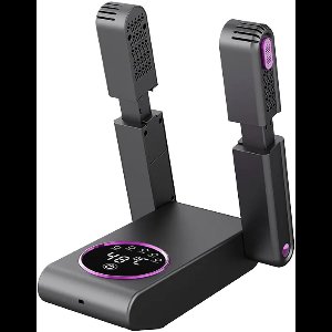 Yarvu - Schoenendroger Bokshandschoenen Schoenen droger - Verfrisser - Intelligente timer - Droogfunctie - Opvouwbaar en draagbaar - Droger voor bokshandschoenen en schoenen - Zwart