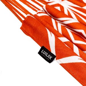 Luilak hangmat XXL - 100% Katoen - 400x180cm - 200kg draagkracht - binnen & buiten - Rood, Wit