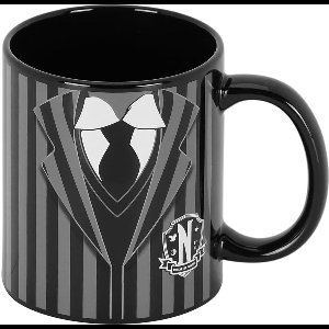 Karactermania - Wednesday - Uniform - Mok in geschenkverpakking - Mokken - koffietassen - Zwart