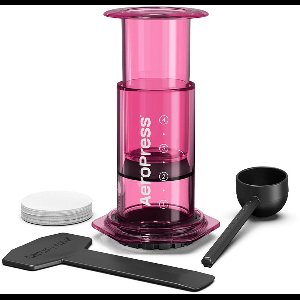 AeroPress Clear - Roze (Transparant)