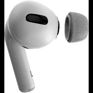 Foam eartips geschikt voor Airpods Pro (2) - Extra Small - zwart - zachte memory foam opzet oortjes - foamigo®