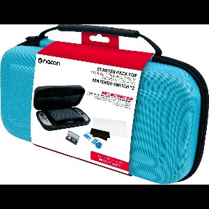 Stevige Beschermhoes Maat L voor Nintendo Switch 2 - Starterpack - Blauw