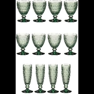 Wasser-, Wein- und Sektgläser Boston Coloured Set van 12