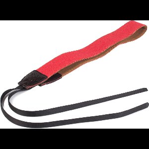 Camera Schouderband / Spijkerstof Nekriem / Denim Camerariem - Type Cowboy Rood