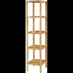 Nancy's Badkamer Rek Bamboe - Opbergrekje Met 5 Lagen - Badkamerplank