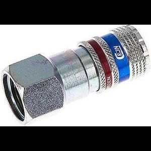 Staal/Messing DN 7.6 (7.2 Euro) Safety Luchtkoppeling Snelkoppeling G 1/2 inch Binnendraad - CLS7-F-SB-SE-C-012