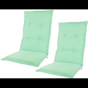 Tuinkussens Hoge rug Kopu® Prisma Aquamarine 125x50 cm - 2 Stuks