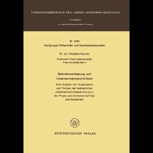 Betriebsverfassung Und Unternehmenswirklichkeit