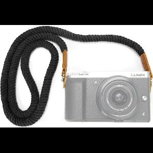 Katoenen Schouderband / Nekband / Draagriem (Zwart)