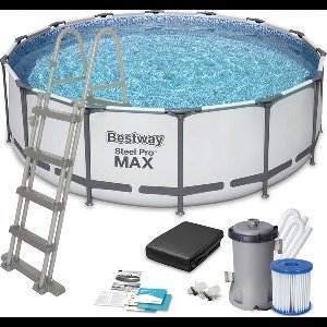 Bestway Steel Pro Max - Opzetzwembad - 457x122 cm - complete set